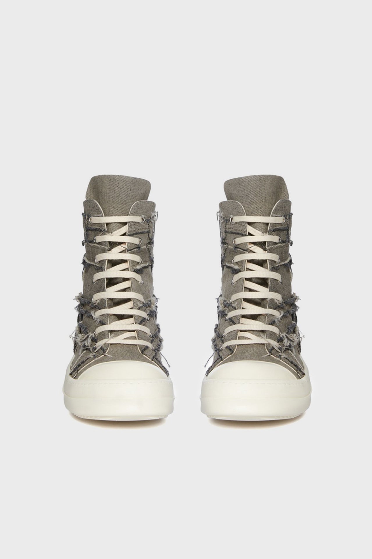 Slashed Sneaks - Mineral Pearl in Black - The Shelter