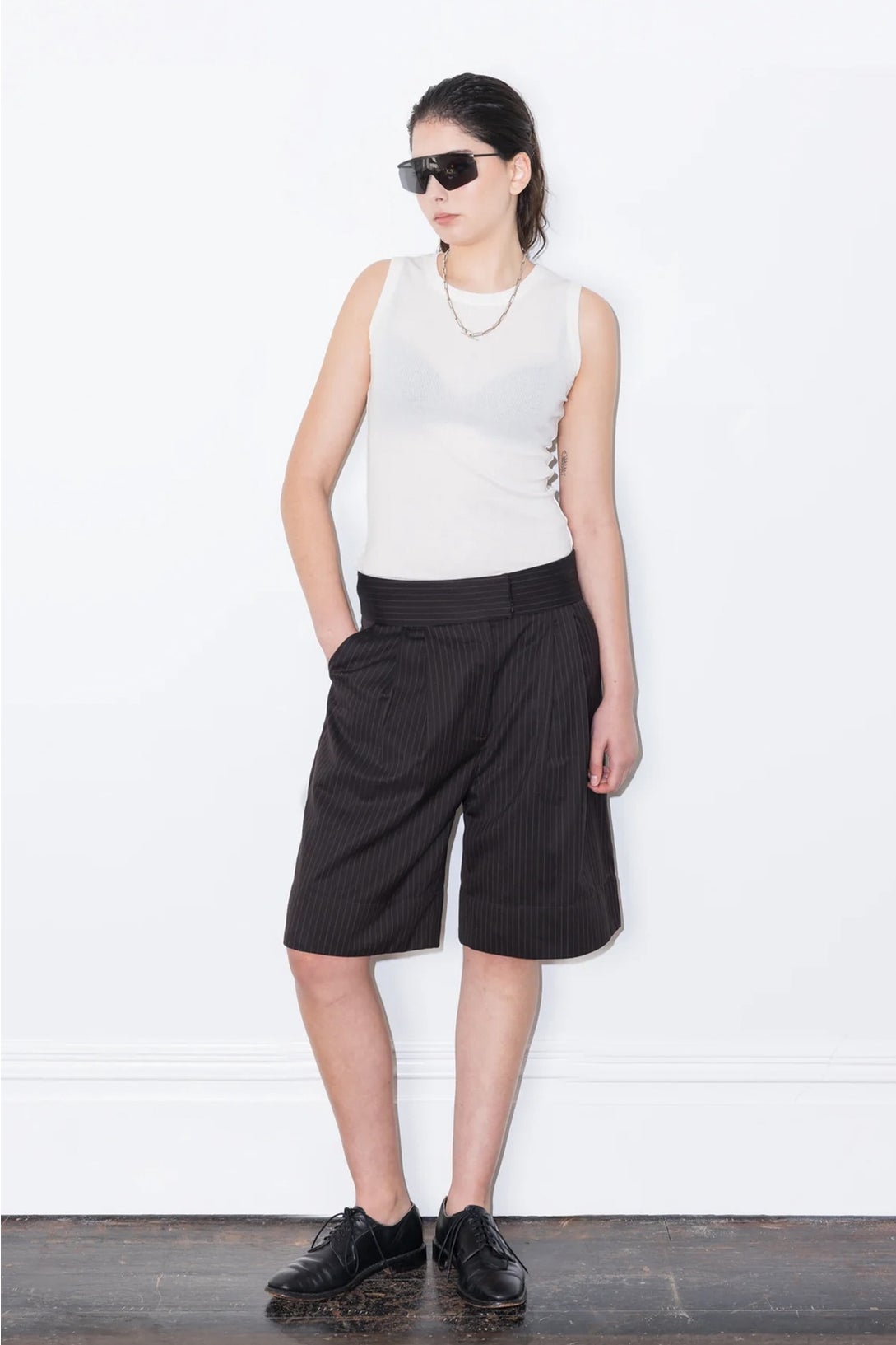 Brown Tailored & Trouser Shorts for Women